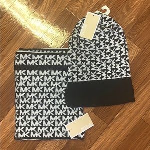 Michael Kors Hat and Scarf Set